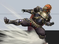 The second part, the backwards kick