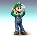 Luigi in Super Smash Bros. Brawl.