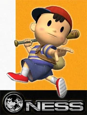 Ness as he appears in Melee