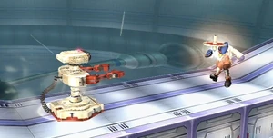A gyro can be thrown at an opponent.