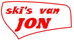 Het logo van "Ski's van Jon"