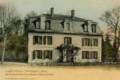 An old picture of the Rodine Castle
