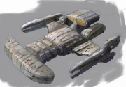 A stockier Behemoth-class Battlecruiser