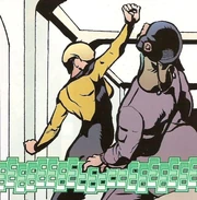 Tasha fights her way past a Tigan guard