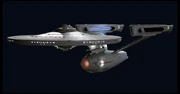 The refitted USS Enterprise