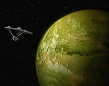 Cestus III from orbit