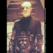 Picard as Locutus of Borg in 2366.