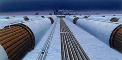 Rørerne der transporterede vand fra Coruscant's polar regioner til byen.