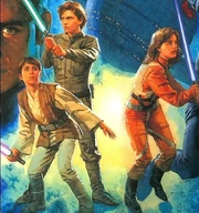 Jacen with his siblings Anakin and Jaina.