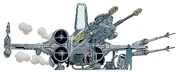 A T-65BR X-wing reconnaissance starfighter.