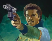 Lando Calrissian during his time with the Oswaft.