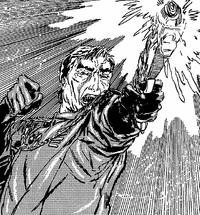 Nereus shoots at Luke Skywalker.