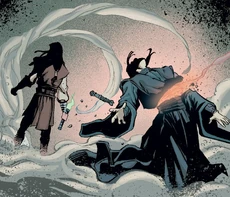 Volfe Karkko is killed by Quinlan Vos.
