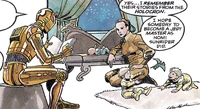 Jacen and his family relax on Onderon.