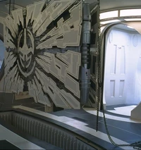 A T-14 hyperdrive generator, the hyperdrive system of the J-Type 327 Nubian royal starship.