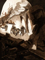 Concept of Clone commandos in action.