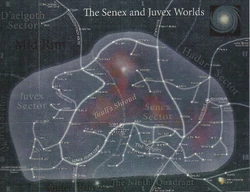 Senex sector (right) in Senex-Juvex region.