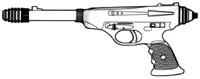 Cloud City security blaster pistol