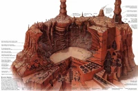 Petranaki arena cutaway.