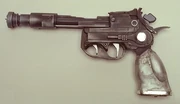 Dual-triggered blaster.