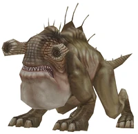 A cannok in one of Telos's Restoration Zones.