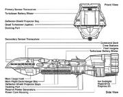Dreadnaught-class heavy cruiser schematics.