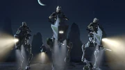 An AT-RT patrol on Kashyyyk.