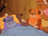 Shodu and Wicket wait at Deej's bedside.