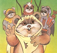 Wicket boasts about his archery skills.