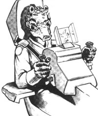 A Rodian gunner