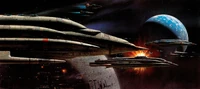 Concept art of the battle by Ralph McQuarrie.