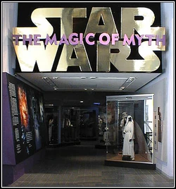 The entrance to the Smithsonian Exhibition of Star Wars: the Magic of Myth