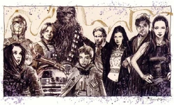 The Skywalker/Solo family.