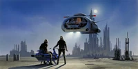 Concept art by Ralph McQuarrie.