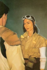 Jan Ors meeting Kyle Katarn aboard the Queen of Empire.