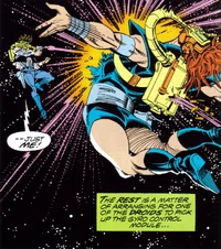 Crimson Jack is killed by Han Solo.