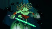 Fisto fighting in the Battle of Mon Calamari.