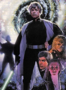 Luke Skywalker affected by the crystal star and Waru.