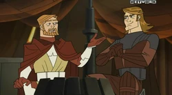 Kenobi & Skywalker tijdens de Clone Wars