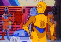 R2-D2 en C-3PO op Tyne’s Horky