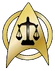Insignia of the USS Justice (NCC-556)