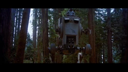 An Imperial All-Terrain Scout Transport.