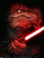 Darth Phoenix, the ancient Ssi-Ruu Sith Lord.