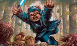 Don't mess with the Ewok!