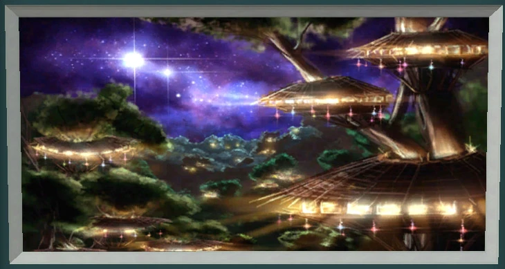 Life Day Painting (Kashyyyk at night)