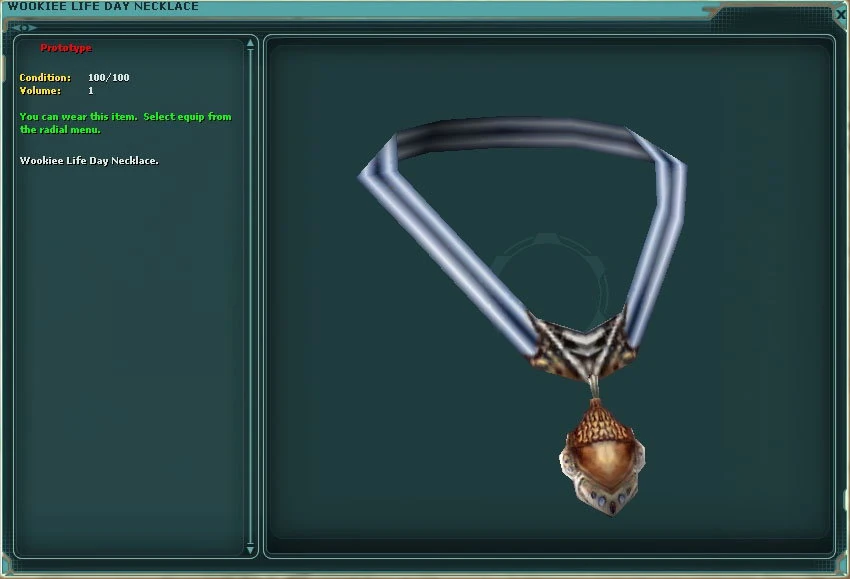 Image:Wookie Life Day Necklace.jpg