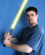 My obligatory Lightsaber photo...