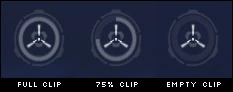 Clip Sizes Visualized via the Crosshair