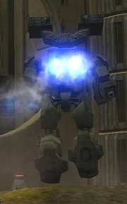 AFS Mech using booster jets