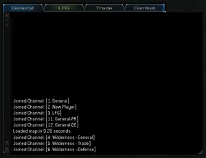 The chat window.